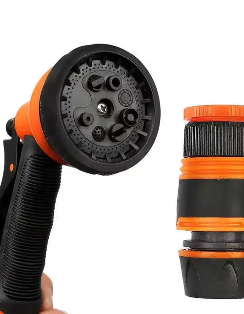 Load image into Gallery viewer, Automatic Rewind Hose Reel: 7-Pattern Nozzle with Slow Return System for Car &amp; Garden
